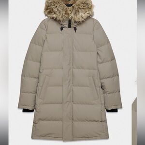 Aritzia TNA Taupe Powder Parka - Coldstop
